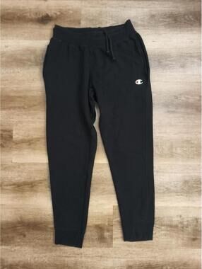 Champion Reverse Weave Mens Joggers Medium Black Heavyweight Sweatpants